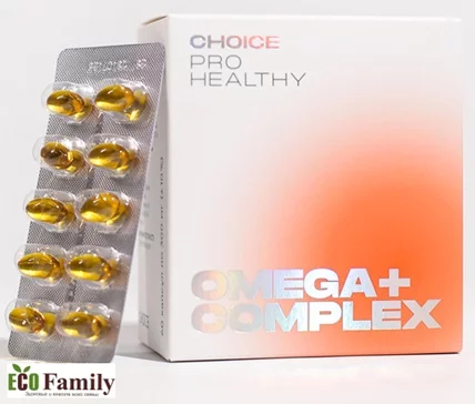 Комплекс ОМЕГА+ - джерело поліненасичених жирних кислот