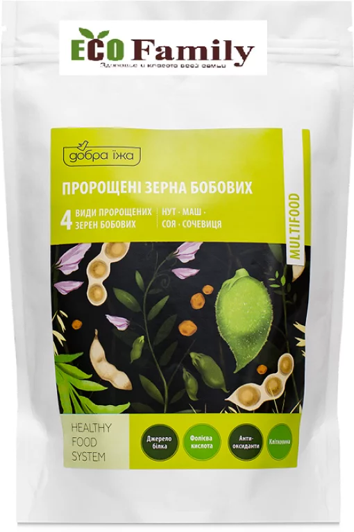 Пророщенні зерна бобових